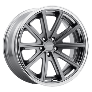 20X9 American Racing Vintage VN901 427-X SATIN BLACK CHROME 5X120.65
