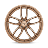 19X9.5 Niche 1PC M202 VOSSO GLOSSY BRONZE BRUSHED 5X120