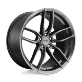 17X8 Niche 1PC M204 VOSSO MATTE ANTHRACITE 5X100