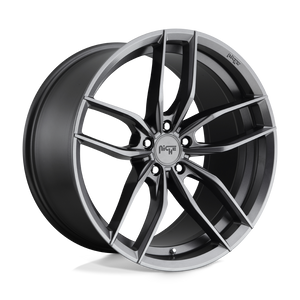 20X11 Niche 1PC M204 VOSSO MATTE ANTHRACITE 5X112
