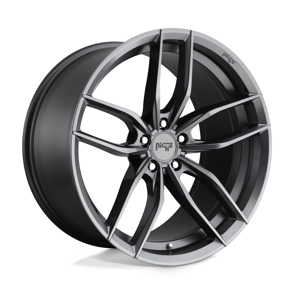 18X9.5 Niche 1PC M204 VOSSO MATTE ANTHRACITE 5X112
