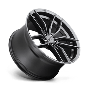 18X8 Niche 1PC M204 VOSSO MATTE ANTHRACITE 5X115