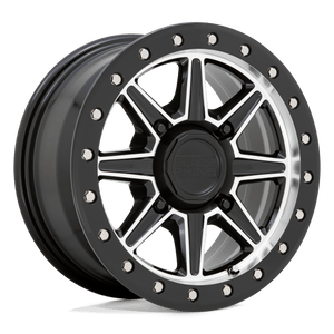 14" Black Rhino Hard Alloys - UTV WEBB UTV GLOSS BLACK W/ MACHINED FACE 4X137