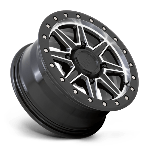 15" Black Rhino Hard Alloys - UTV WEBB UTV GLOSS BLACK W/ MACHINED FACE 4X137