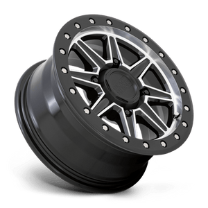 14" Black Rhino Hard Alloys - UTV WEBB UTV GLOSS BLACK W/ MACHINED FACE 4X156