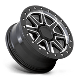14" Black Rhino Hard Alloys - UTV WEBB UTV GLOSS BLACK W/ MACHINED FACE 4X137