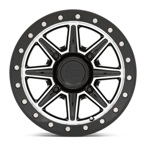 14" Black Rhino Hard Alloys - UTV WEBB UTV GLOSS BLACK W/ MACHINED FACE 4X137