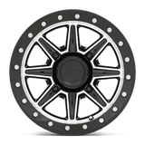 14" Black Rhino Hard Alloys - UTV WEBB UTV GLOSS BLACK W/ MACHINED FACE 4X156