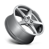 18X9.5 Rotiform R147 WGR GLOSS SILVER 5X112