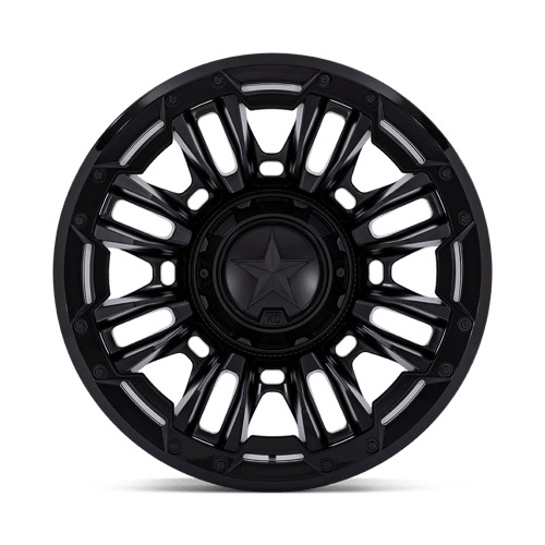 20X9 XD XD870 BOMBER MATTE BLACK W/ G-BLK RING 6X120/6X139.7