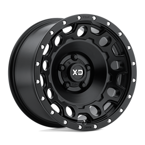 17X8.5 XD XD129 HOLESHOT SATIN BLACK 5X114.3