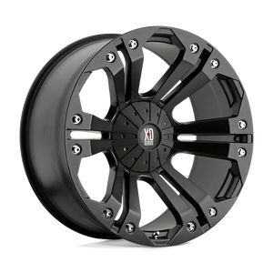 18X9 XD XD778 MONSTER MATTE BLACK 7X150