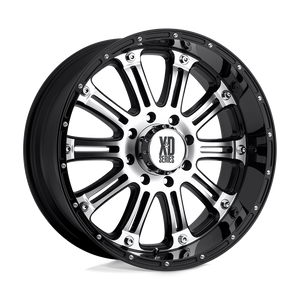 16X8 XD XD795 HOSS GLOSS BLACK MACHINED 8X165.1