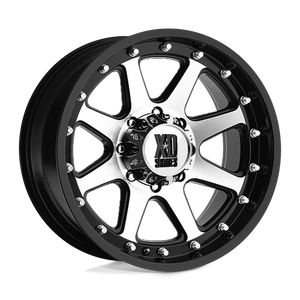 20X9 XD XD798 ADDICT MATTE BLACK MACHINED 6X139.7