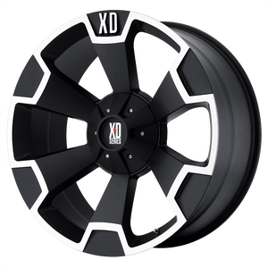 20X9 XD XD803 THUMP MATTE BLACK MACHINED 5X139.7/5X150