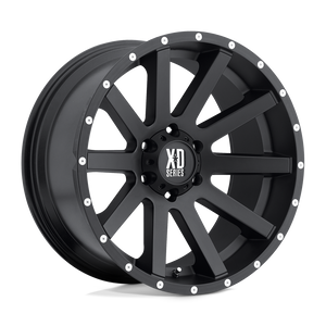 18X9 XD XD818 HEIST SATIN BLACK 5X150