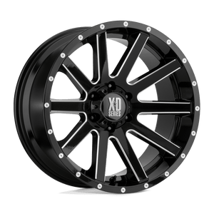 20X9 XD XD818 HEIST SATIN BLACK MILLED 6X135