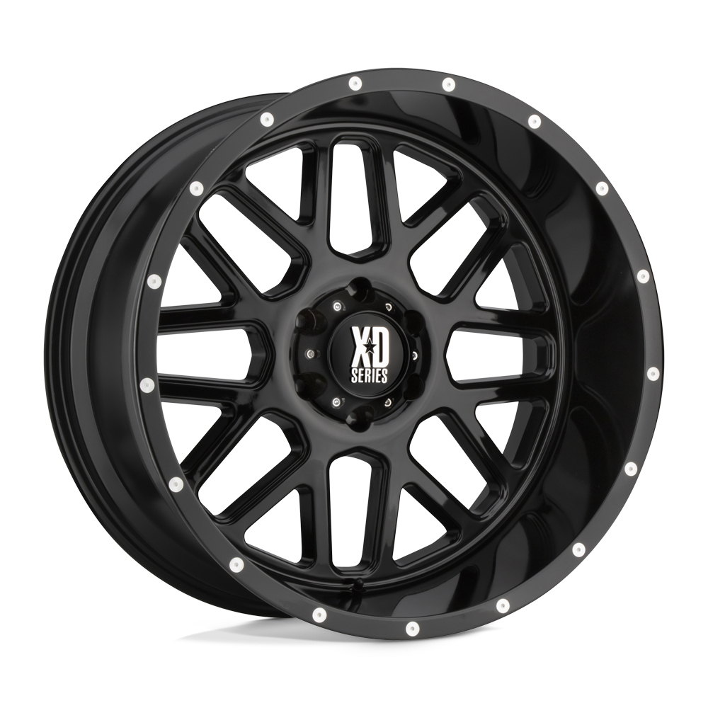 18X9 XD XD820 GRENADE GLOSS BLACK 6X135