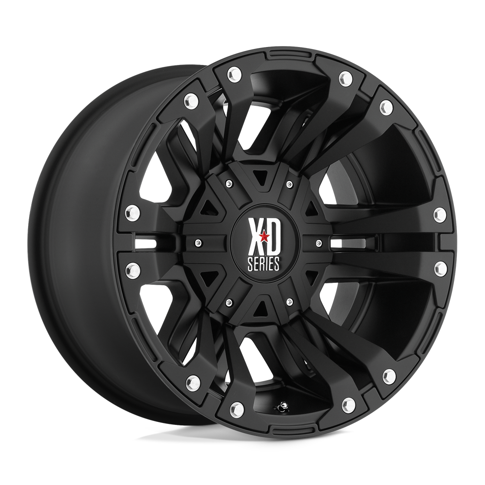20X10 XD XD822 MONSTER II MATTE BLACK 5X114.3/5X120.65