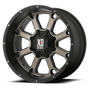20X12 XD XD825 BUCK 25 MATTE BLACK W/ DARK TINT 5X127/5X139.7