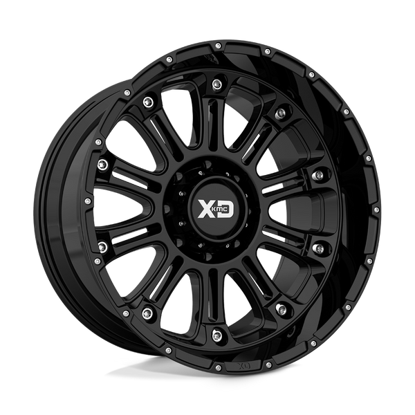 20X9 XD XD829 HOSS II RIMS - GLOSS BLACK 6X135