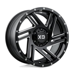 20X9 XD XD835 SWIPE SATIN BLACK MILLED 6X114.3