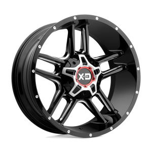 20X9 XD XD839 CLAMP GLOSS BLACK MILLED 8X170