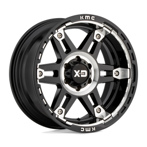 20X10 XD XD840 SPY II GLOSS BLACK MACHINED 6X135