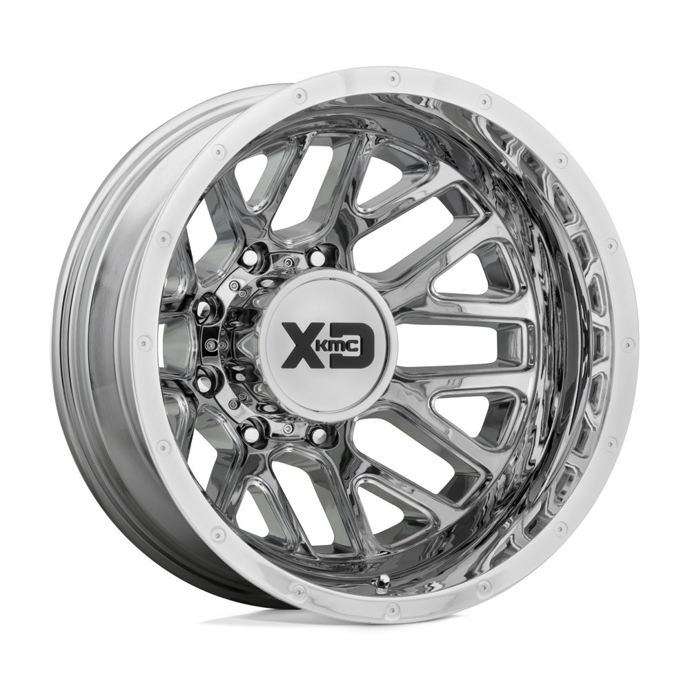 17X6.5 XD XD843 GRENADE DUALLY CHROME 8X210
