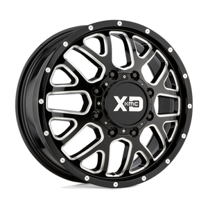 20X8.25 XD XD843 GRENADE DUALLY GLOSS BLACK MILLED 8X210