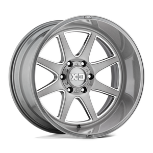 22X10 XD XD844 PIKE TITANIUM BRUSHED MILLED 6X135