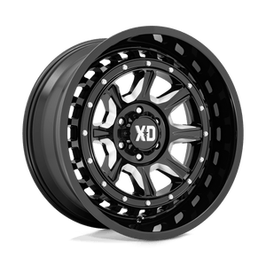 20X10 XD XD866 OUTLANDER GLOSS BLACK MILLED 6X139.7