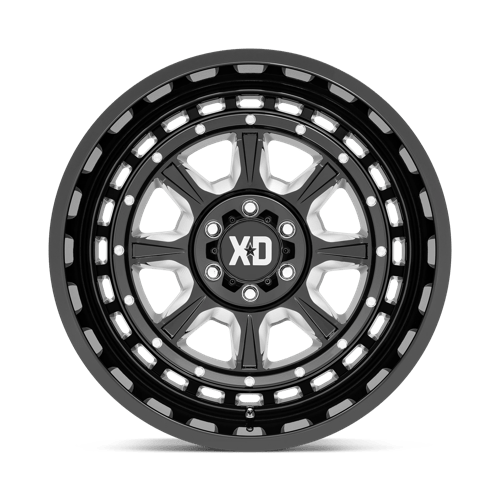 20X10 XD XD866 OUTLANDER GLOSS BLACK MILLED 5X127