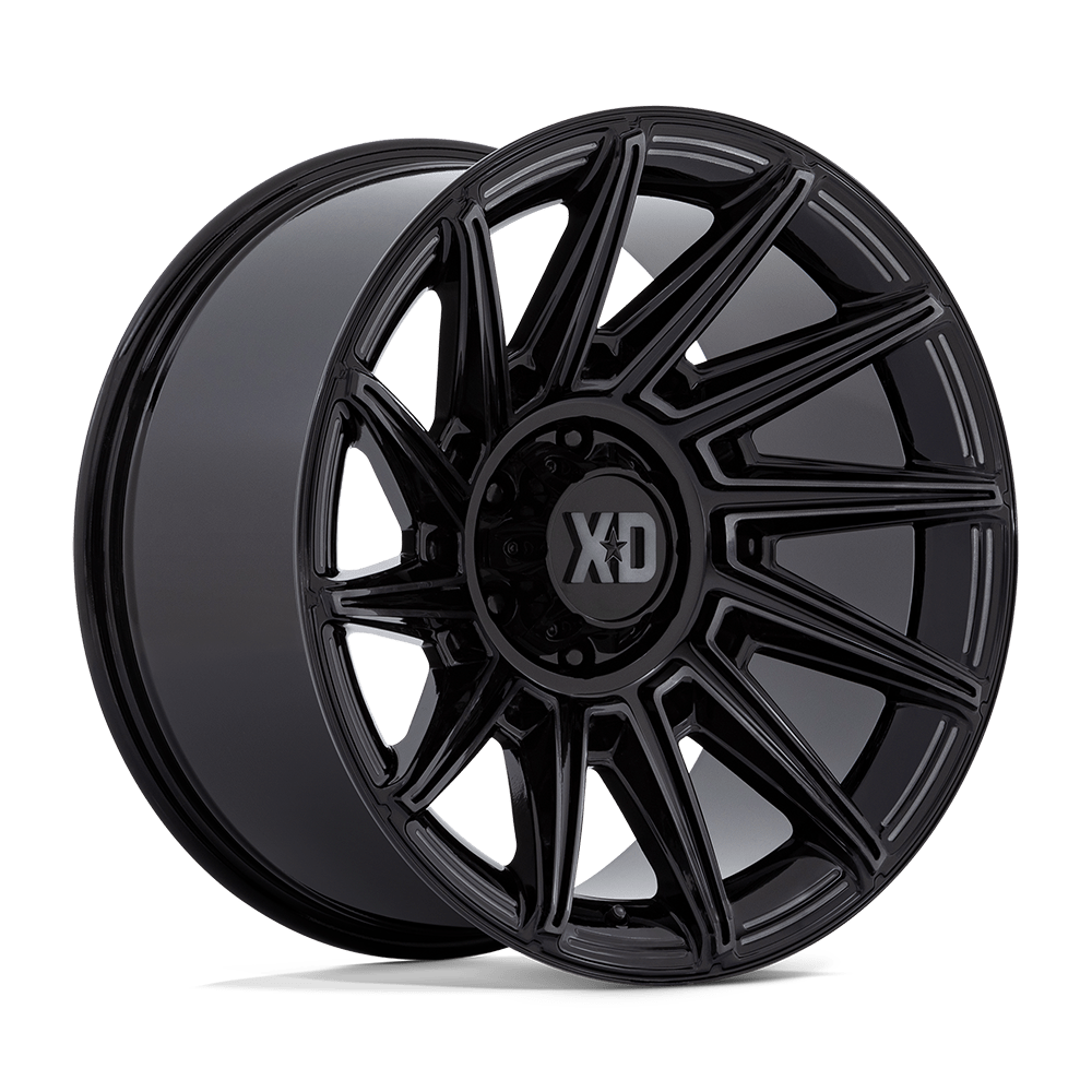 20X10 XD XD867 SPECTER GLOSS BLACK W/ GRAY TINT 8X170
