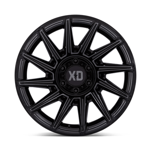 20X10 XD XD867 SPECTER GLOSS BLACK W/ GRAY TINT 8X165.1