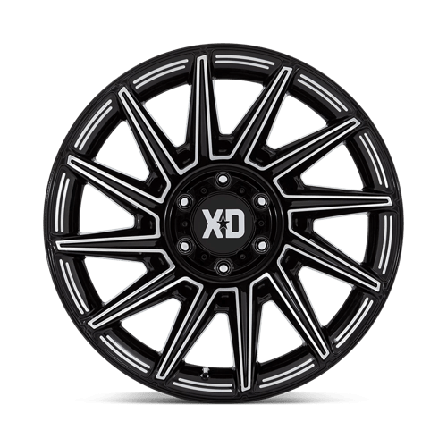 20X10 XD XD867 SPECTER GLOSS BLACK MILLED 8X170