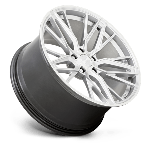 20" XO ZURICH HYPER SILVER W MIRROR CUT FACE 5X112