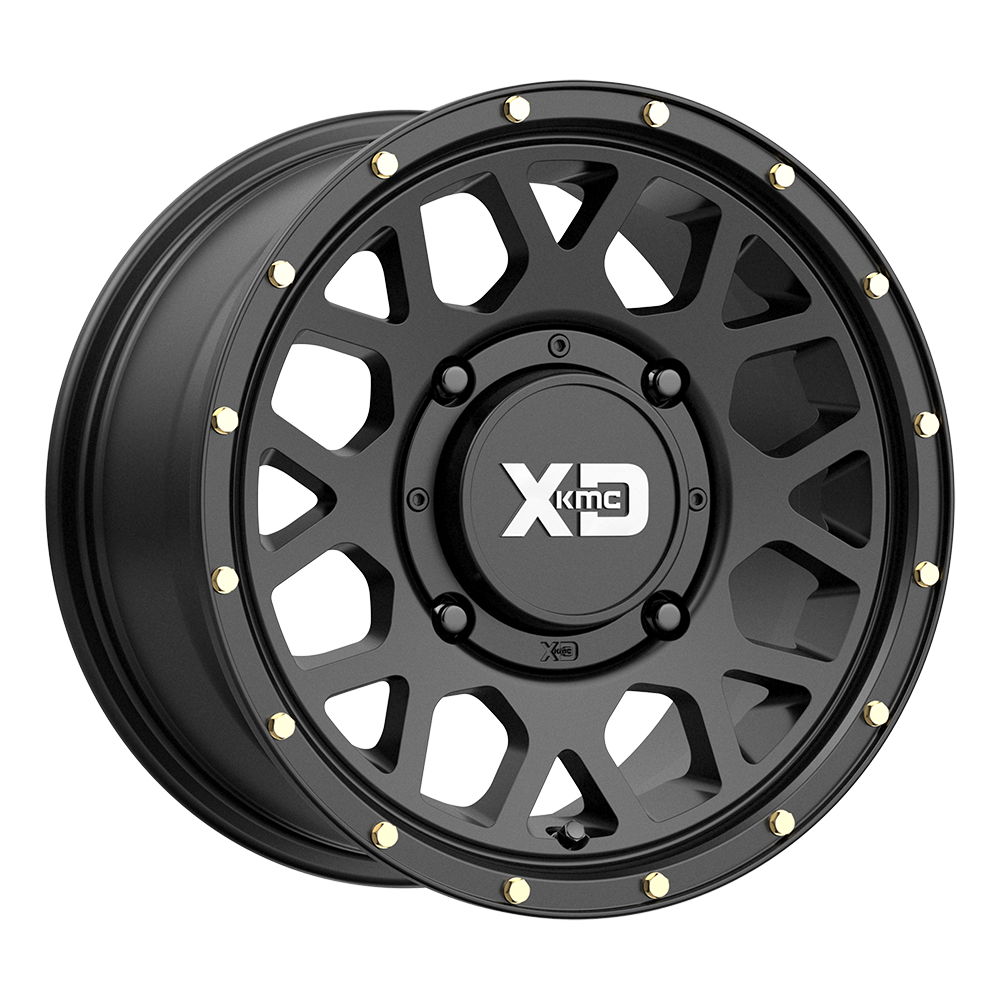 15X6 XD Powersports XS135 GRENADE SATIN BLACK 4X110