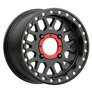15X6 XD Powersports XS235 GRENADE BEADLOCK SATIN BLACK 4X110