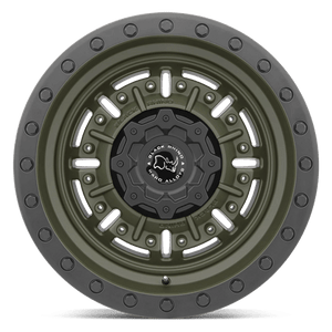 18X9.5 Black Rhino Hard Alloys ABRAMS OLIVE DRAB GREEN 5X127