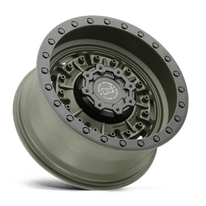 18X9.5 Black Rhino Hard Alloys ABRAMS OLIVE DRAB GREEN 6X139.7