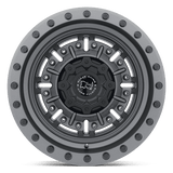 20" Black Rhino Hard Alloys ABRAMS TEXTURED MATTE GUNMETAL 8X165.1