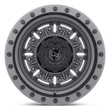 20" Black Rhino Hard Alloys ABRAMS TEXTURED MATTE GUNMETAL 6X120