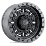 20" Black Rhino Hard Alloys ABRAMS TEXTURED MATTE GUNMETAL 6X139.7