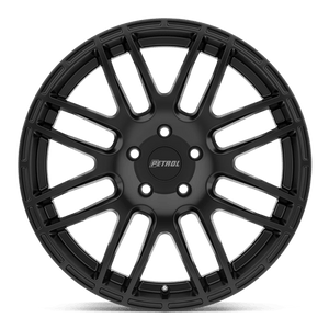 19" Petrol P6A MATTE BLACK 5X112