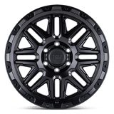 20" Black Rhino Hard Alloys ALAMO MATTE BLACK W/ BLACK BOLTS 6X139.7