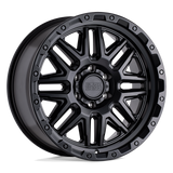 20" Black Rhino Hard Alloys ALAMO MATTE BLACK W/ BLACK BOLTS 6X139.7