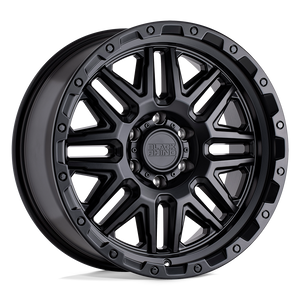 20" Black Rhino Hard Alloys ALAMO MATTE BLACK W/ BLACK BOLTS 6X139.7