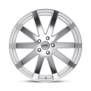 20" TSW BROOKLANDS SILVER W/ MIRROR CUT FACE 5X112