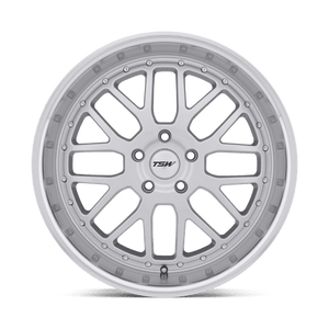 20X10 TSW VALENCIA SILVER W/ MIRROR CUT LIP 5X120